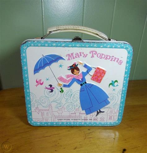 lunch box metal vintage mary poppins 1970|mary poppins vintage lunch box for sale .